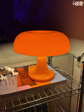 Orange Mushroom Lamp