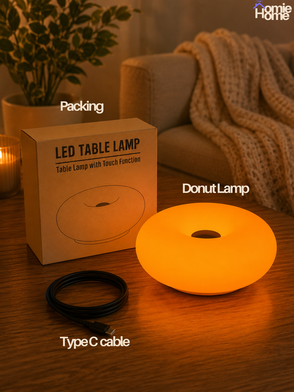 Donut Lamp